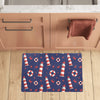 Nautical Pattern Print Design A03 Kitchen Mat