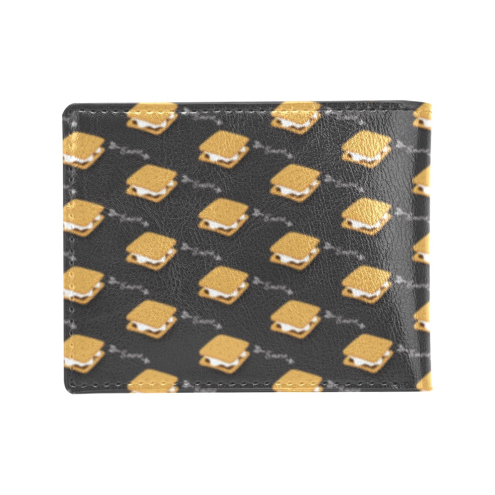 S_Mores Print Design LKS301 Men's ID Card Wallet