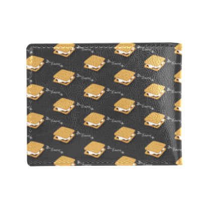 S_Mores Print Design LKS301 Men's ID Card Wallet