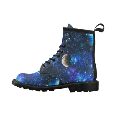 Galaxy Stardust Planet Space Print Women's Boots