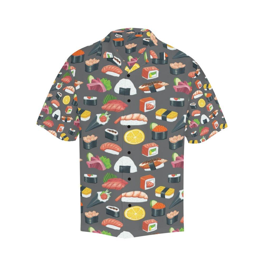 Sushi Print Design LKS302 Men's Hawaiian Shirt