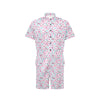 Cherry Blossom Pattern Print Design 01 Men's Romper