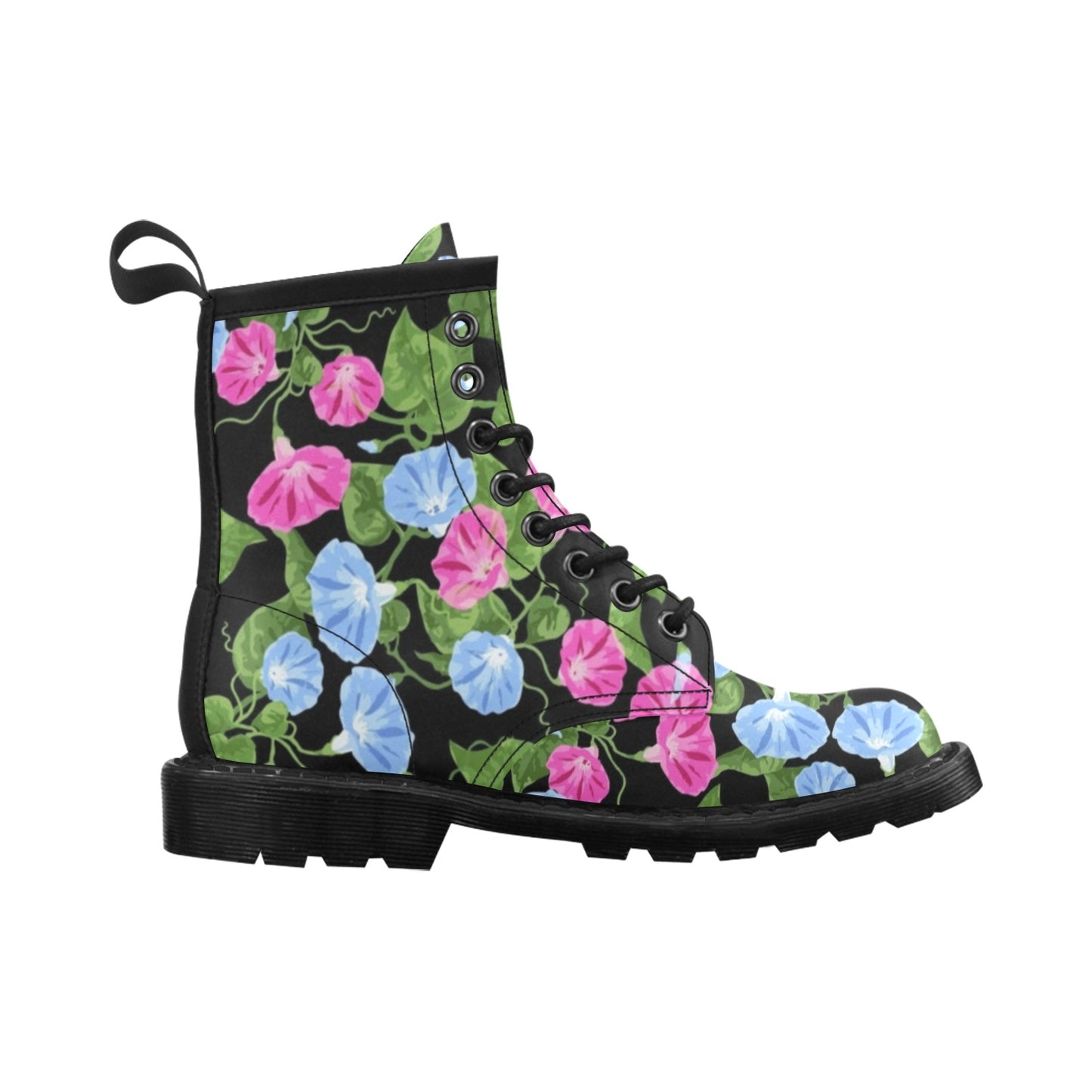 Morning Glory Pattern Print Design MG04 Women's Boots