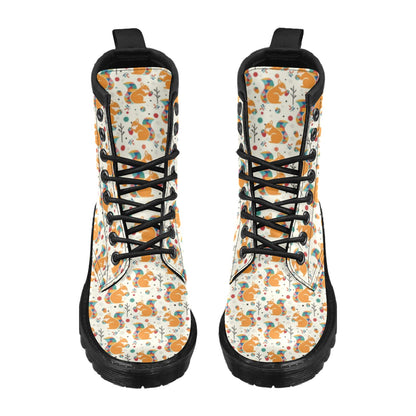 Squirrel Print Design LKS304 Women's Boots