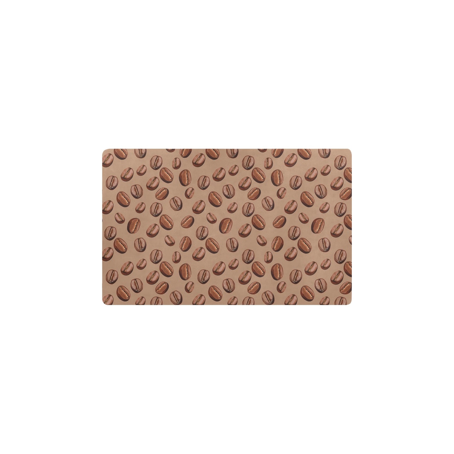 Coffee Pattern Print Design 07 Kitchen Mat