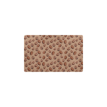 Coffee Pattern Print Design 07 Kitchen Mat