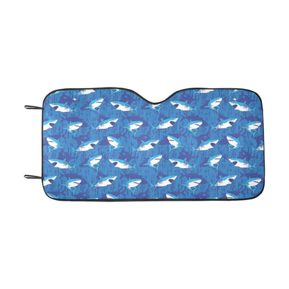 Shark Print Design LKS308 Car front Windshield Sun Shade
