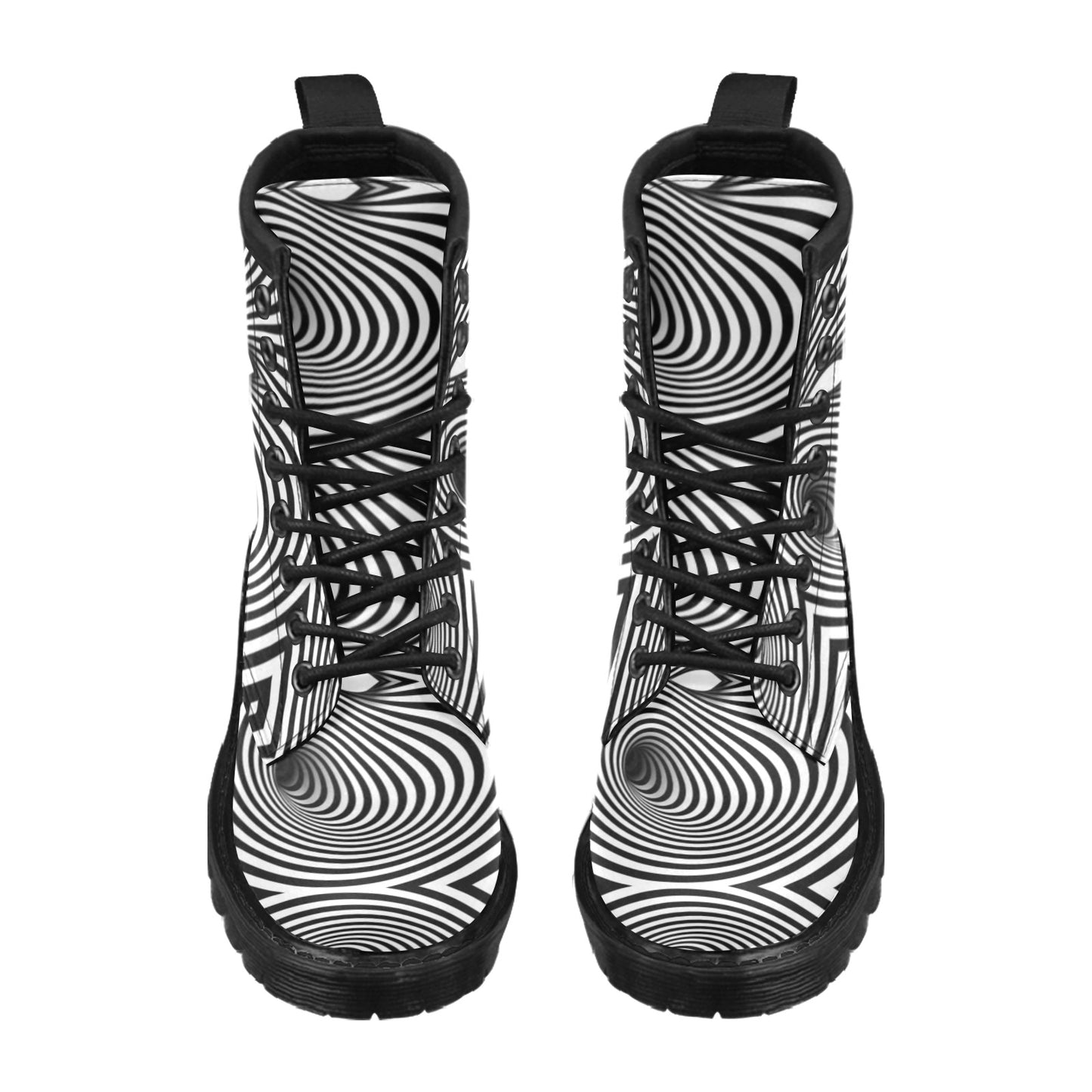 Vortex Print Design LKS303 Women's Boots