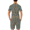 Camping Tent Pattern Print Design 03 Men's Romper