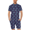 Shark Themed Print Men's Romper