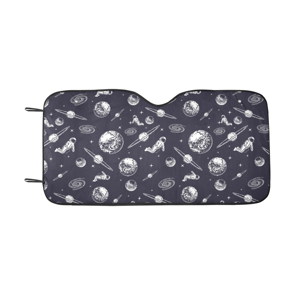 Space Astronaut Print Design LKS302 Car front Windshield Sun Shade