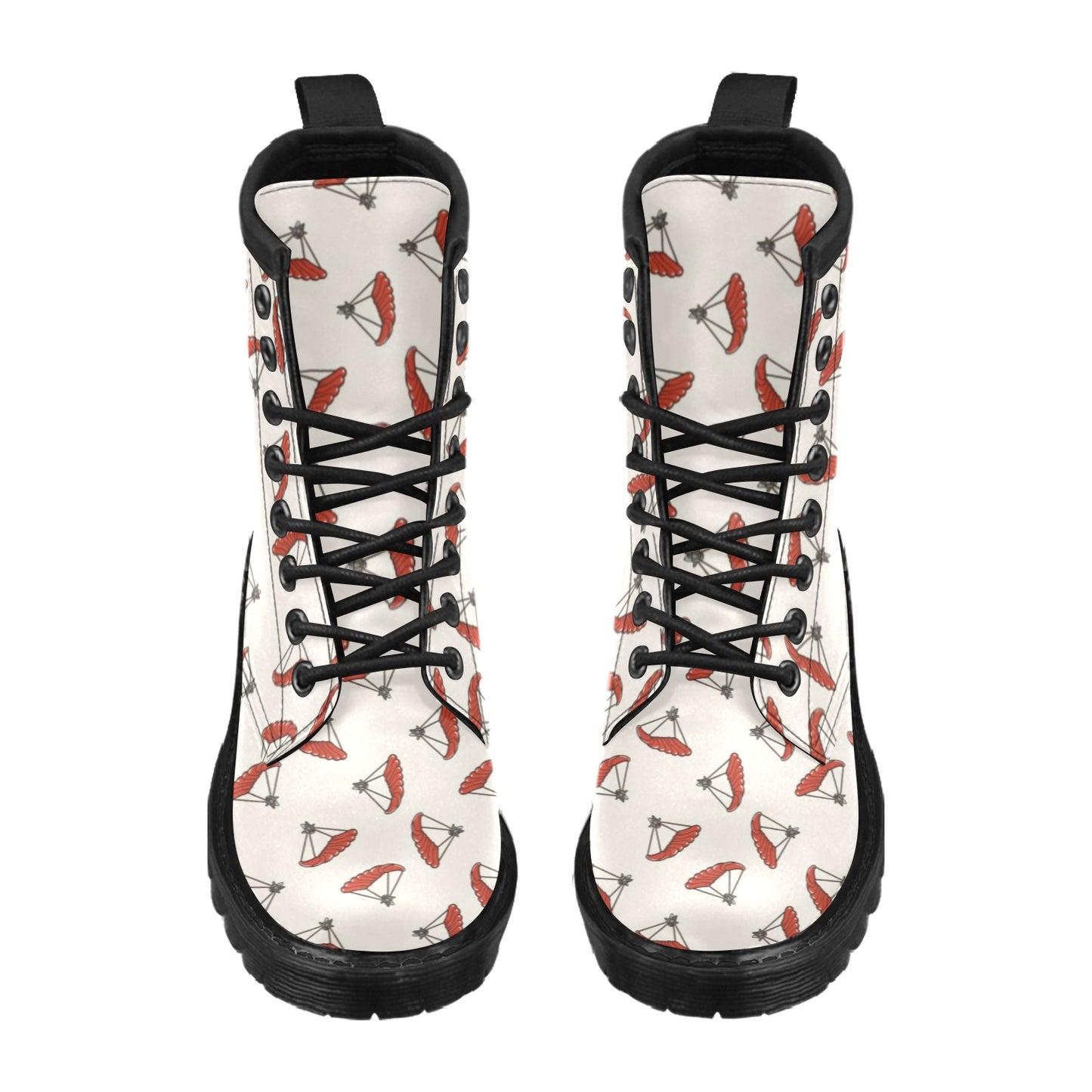 Skydiver Print Design LKS302 Women's Boots