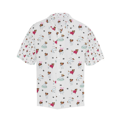Russell Terriers Print Design LKS308 Men's Hawaiian Shirt