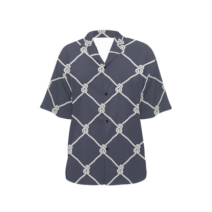 Rope Pattern Print Design A02 Women's Hawaiian Shirt