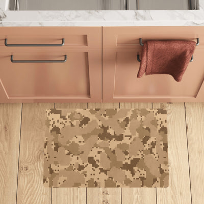 ACU Desert Digital Pattern Print Design 01 Kitchen Mat