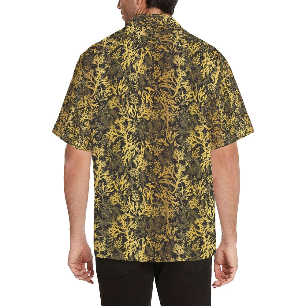 Seaweed Print Design LKS303 Men's Hawaiian Shirt