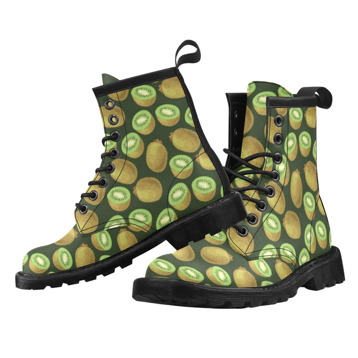 Kiwi Pattern Print Design KW04 Women's Boots