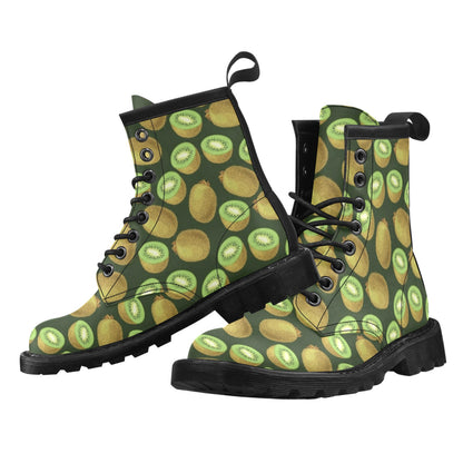 Kiwi Pattern Print Design KW04 Women's Boots