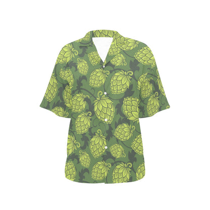Hope Pattern Print Design 02 Women's Hawaiian Shirt