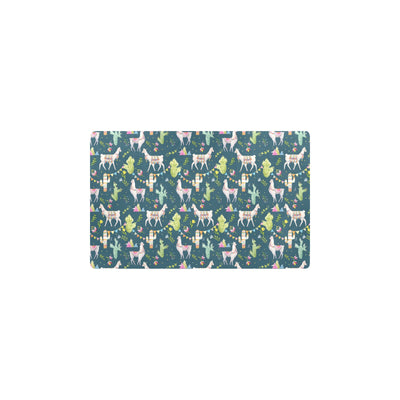 Llama with Cactus Design Print Kitchen Mat