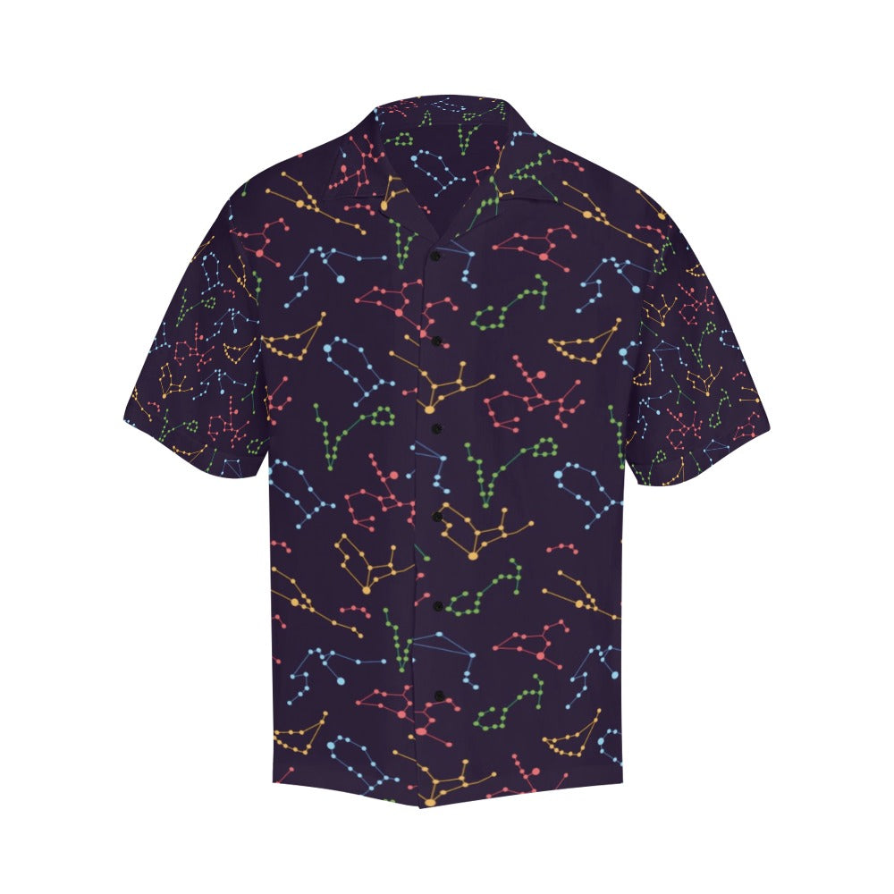 Zodiac Print Design LKS301 Men's Hawaiian Shirt
