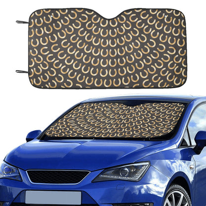 Horseshoe Print Design LKS304 Car front Windshield Sun Shade