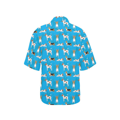 Cardigan Welsh Corgis Pattern Print Design 01 Women's Hawaiian Shirt