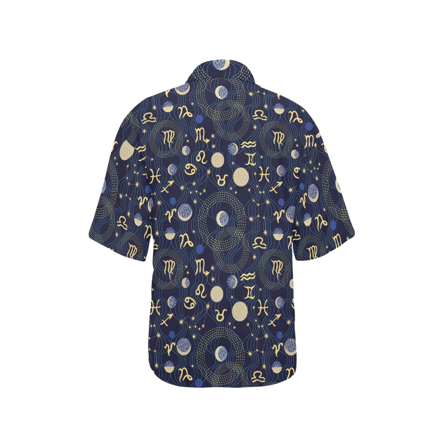 Zodiac Print Design LKS302 Women's Hawaiian Shirt