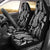 Fern Leave Black White Print Pattern Universal Fit Car Seat Covers