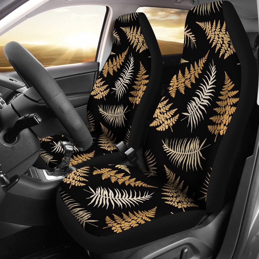 Fern Leave Bright Print Pattern Universal Fit Car Seat Covers