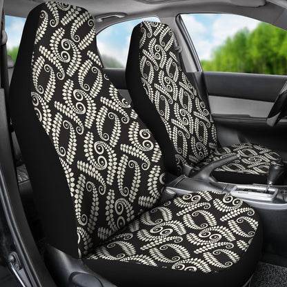 Fern Leave Print Pattern Universal Fit Car Seat Covers