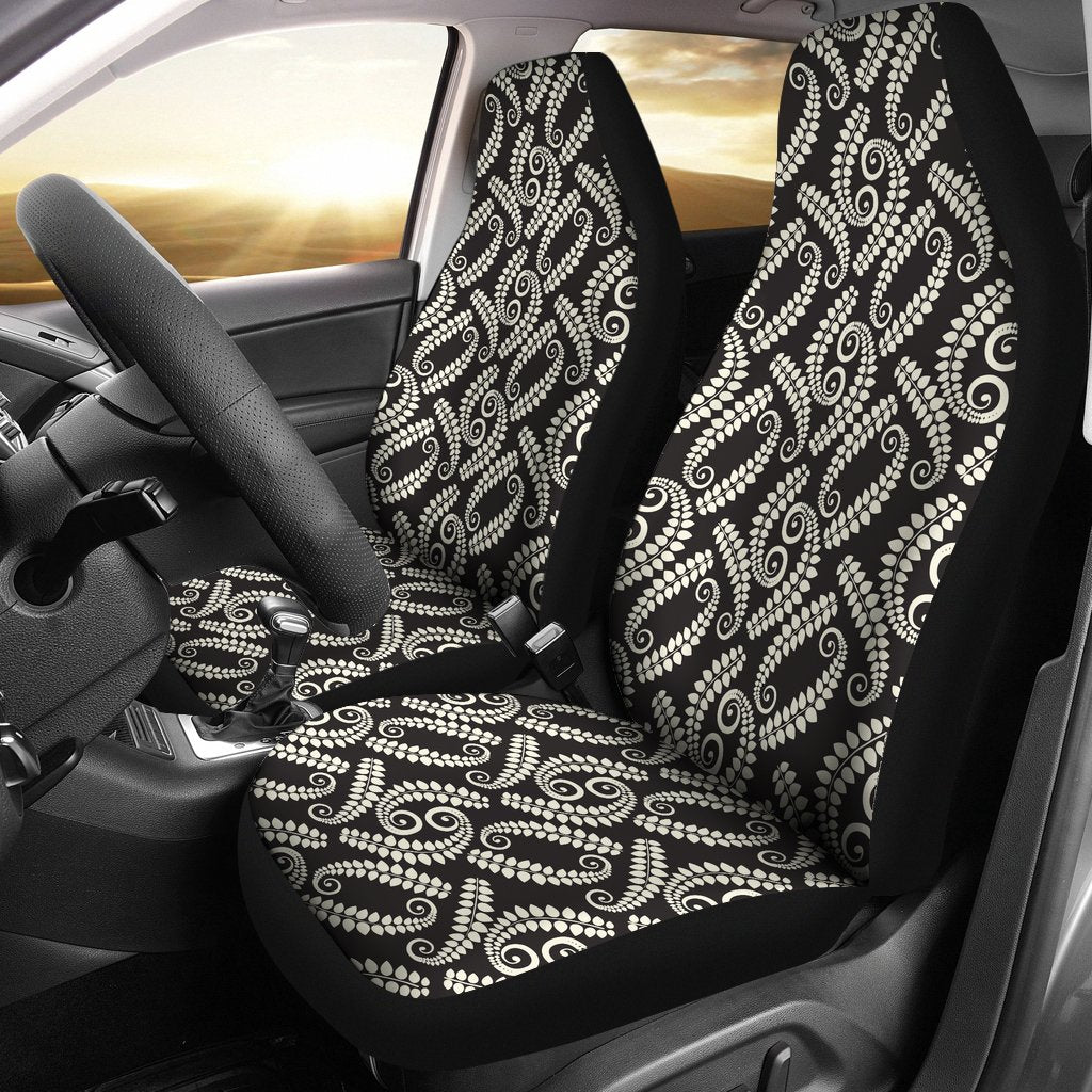 Fern Leave Print Pattern Universal Fit Car Seat Covers