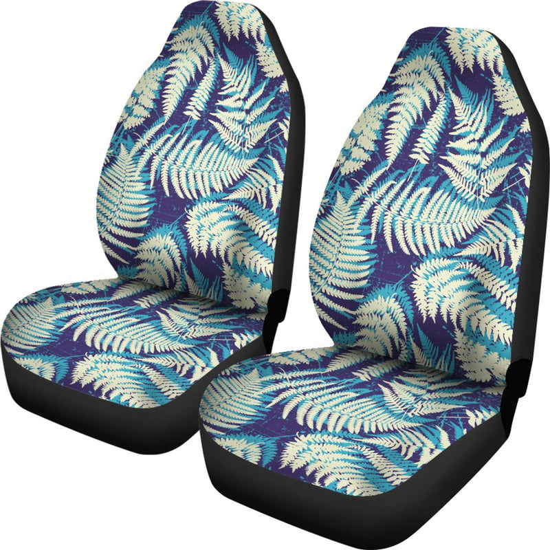 Fern Leave Summer Print Pattern Universal Fit Car Seat Covers