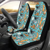 Ferret Pattern Print Design 03 Car Seat Covers (Set of 2)-JORJUNE.COM