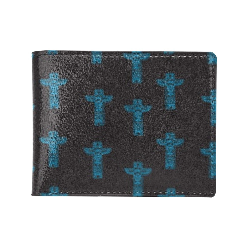 Totem Print Design LKS304 Men's ID Card Wallet