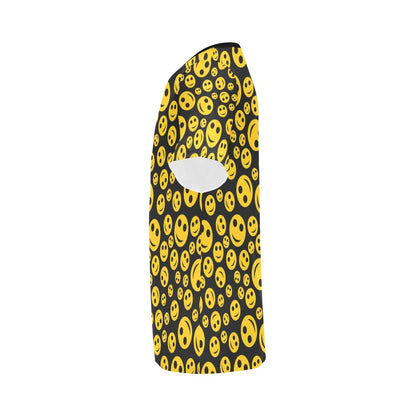 Smiley Face Emoji Print Design LKS304 Men's All Over Print T-shirt