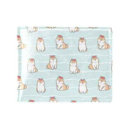 Shiba Inu Print Design LKS3011 Men's ID Card Wallet