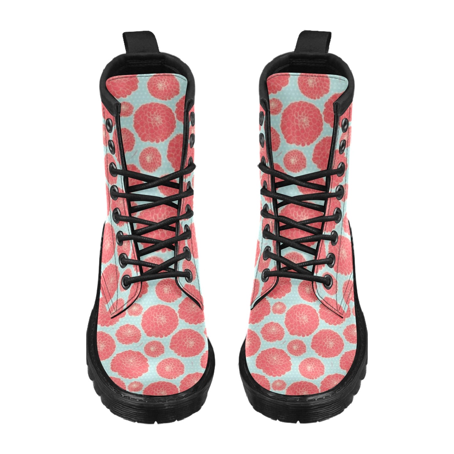 Marigold Pattern Print Design MR03 Women's Boots