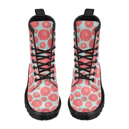 Marigold Pattern Print Design MR03 Women's Boots