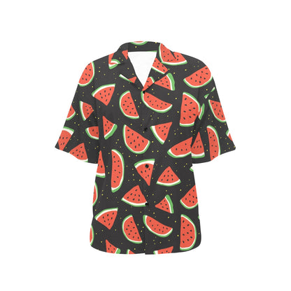 Watermelon Pattern Print Design WM09 Women's Hawaiian Shirt