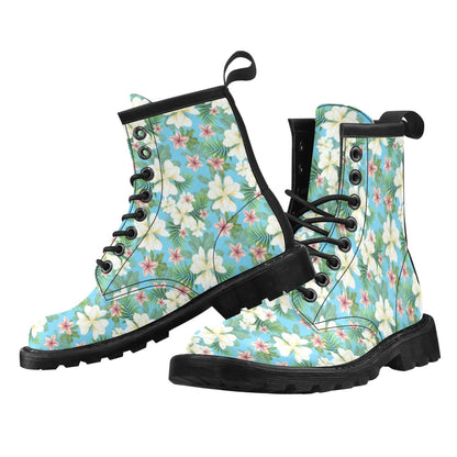 Plumeria Pattern Print Design PM028 Women's Boots