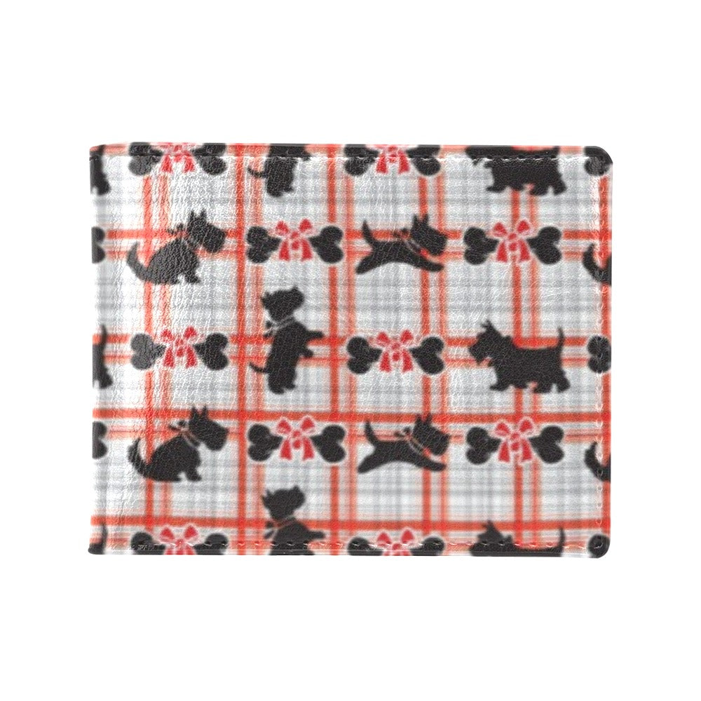 Scottish Terriers Print Design LKS3014 Men's ID Card Wallet