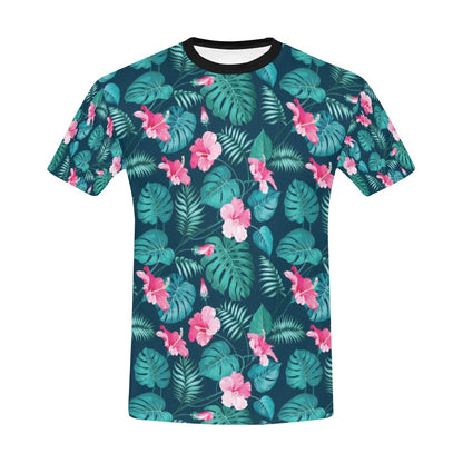 Summer Floral Print Design LKS301 Men's All Over Print T-shirt