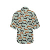 Dachshund Cute Print Pattern Women's Hawaiian Shirt