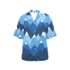 Mountain Pattern Print Design 04 Women's Hawaiian Shirt