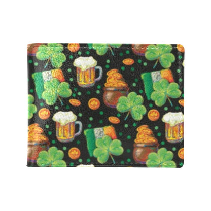 St Patricks Day Print Design LKS303 Men's ID Card Wallet