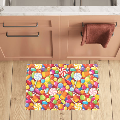 Candy Pattern Print Design 02 Kitchen Mat