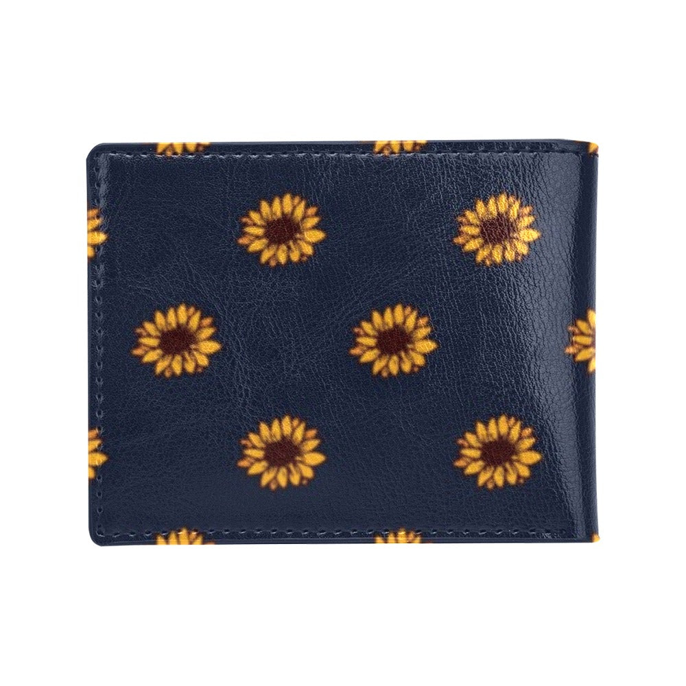 Sunflower Print Design LKS304 Men's ID Card Wallet
