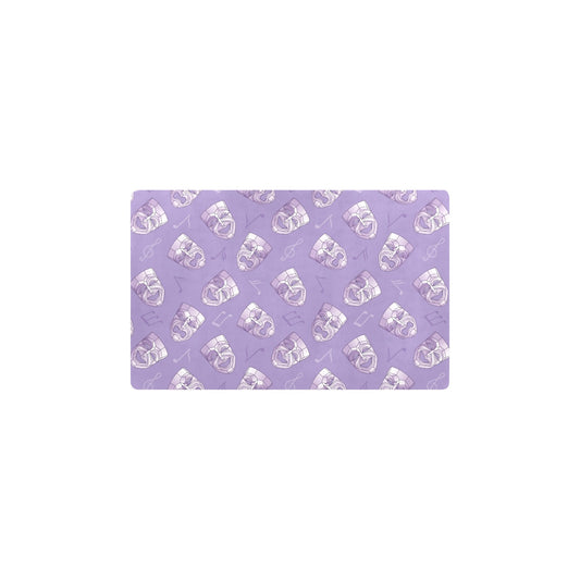 Acting Mask Pattern Print Design 05 Kitchen Mat
