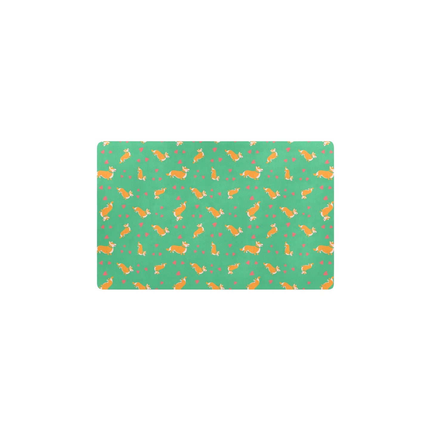 Cardigan Welsh Corgis Pattern Print Design 03 Kitchen Mat